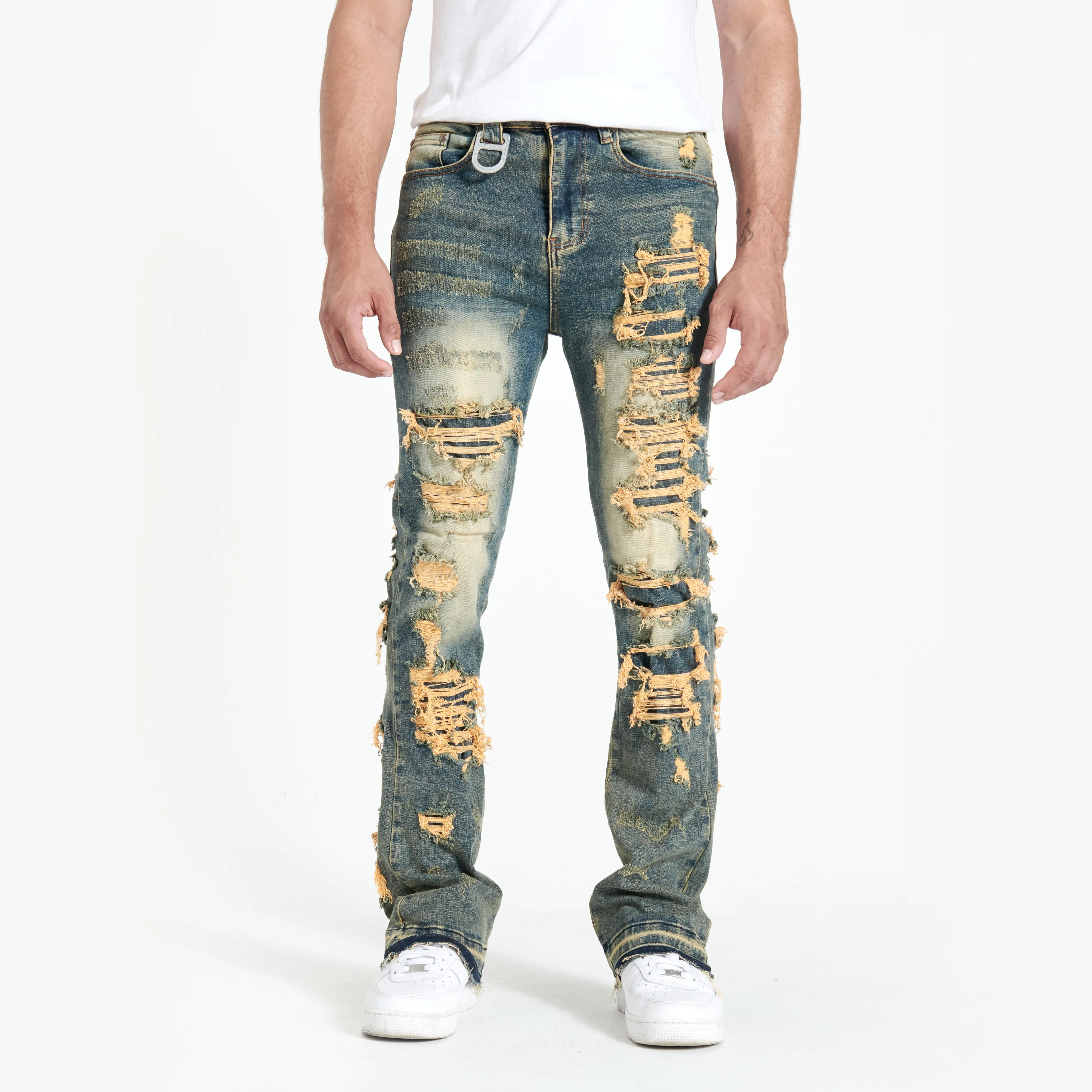 SNATCH STACK DENIM (WHEAT)