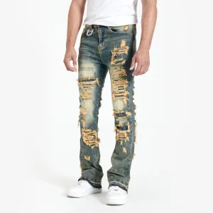 SNATCH STACK DENIM (WHEAT)