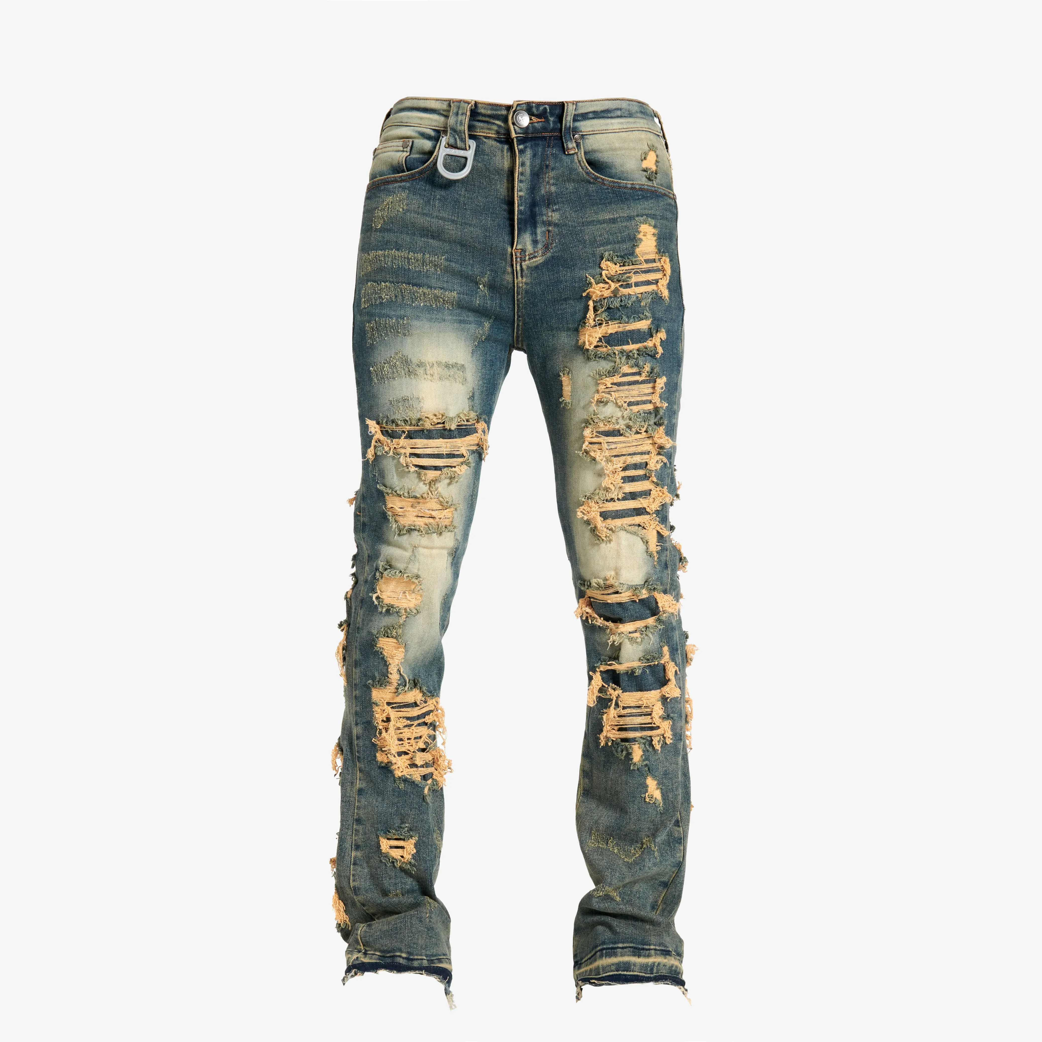 SNATCH STACK DENIM (WHEAT)