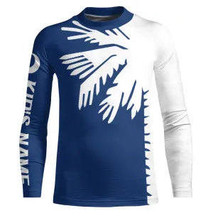 South Carolina Flag Custom Kid Long Sleeve UV Protection Performance Fishing Shirts IPHW7902