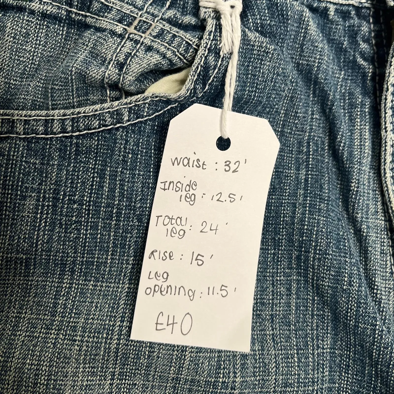 South Pole 2000's Distressed Baggy Denim Shorts, Waist 32"