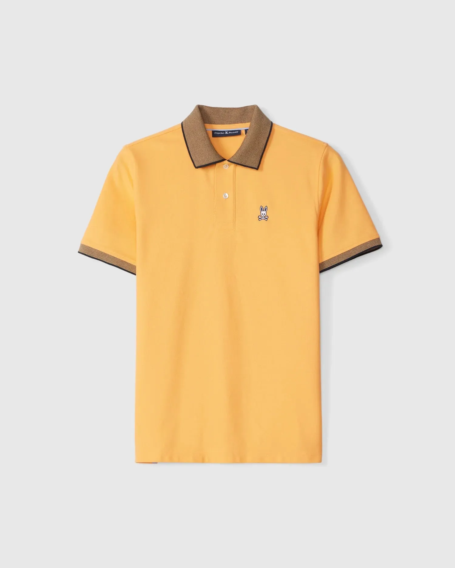 Southport Pique Polo Shirt Mock Orange
