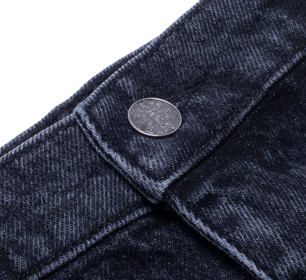 SPIRAL SHORT DENIM