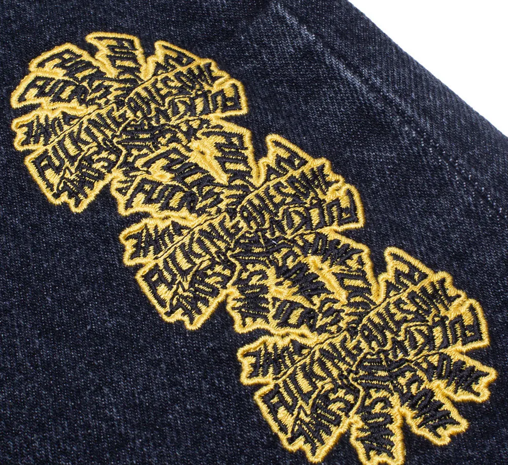 SPIRAL SHORT DENIM