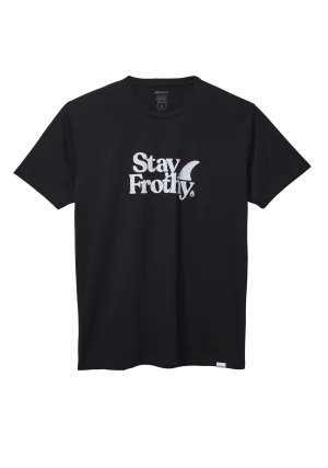 Stay Frothy T-Shirt - Black / White