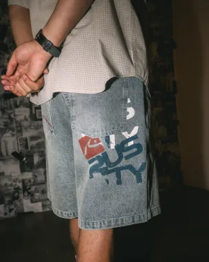 Stone Cold Printed 22" Baggy Jort