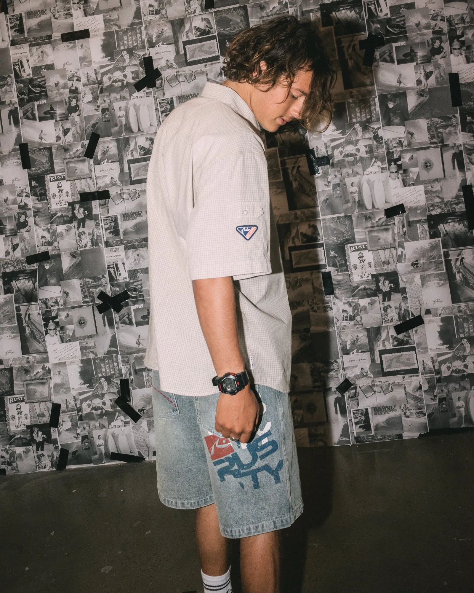 Stone Cold Printed 22" Baggy Jort