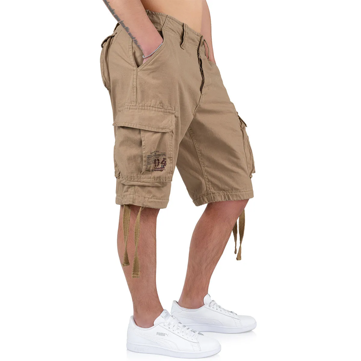 Surplus Airborne Vintage Shorts Beige