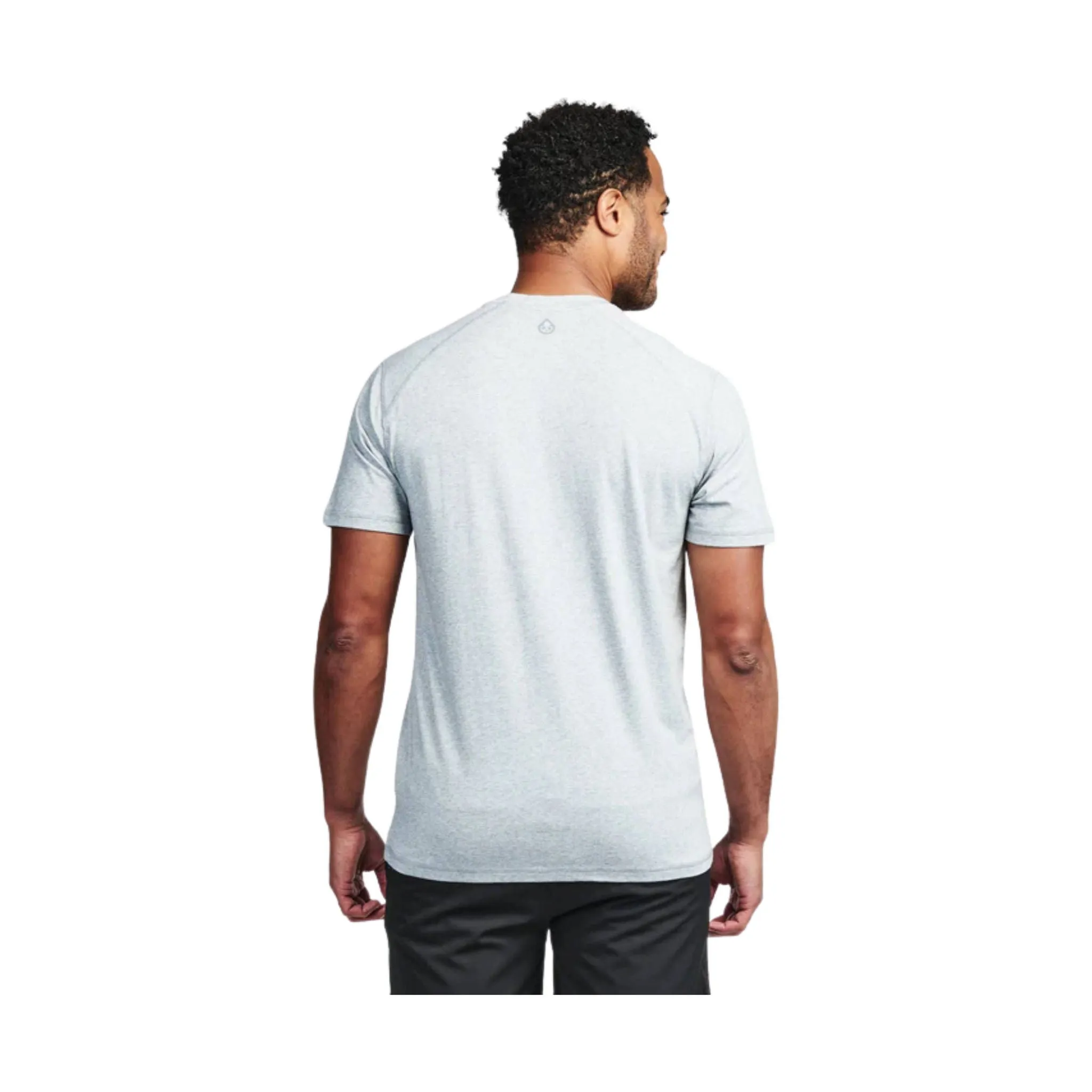 Tasc Men's Carrollton Fitness V Neck Tee - Perfect Grey Heather