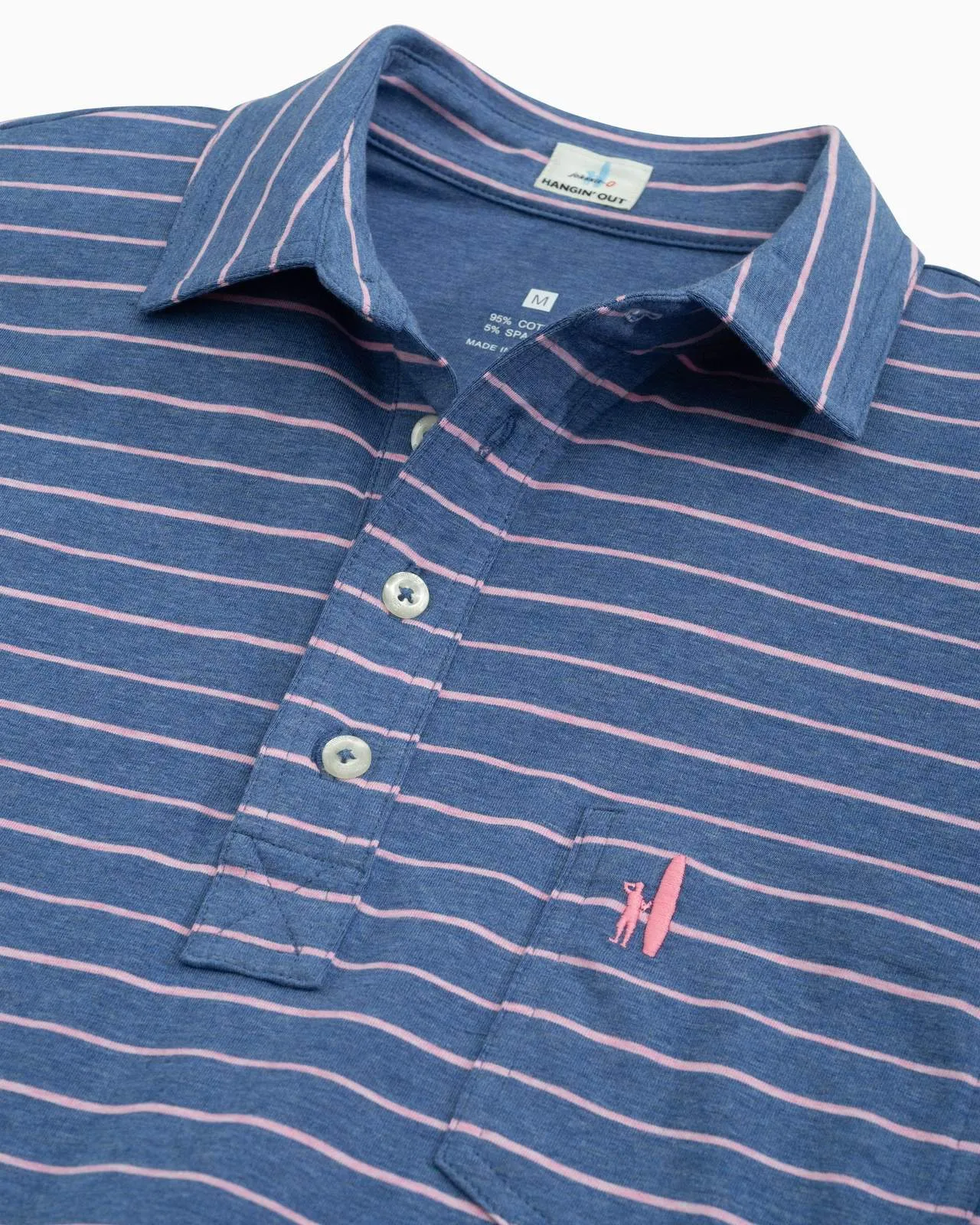 The Original 4-Button Polo - Neese Stripe