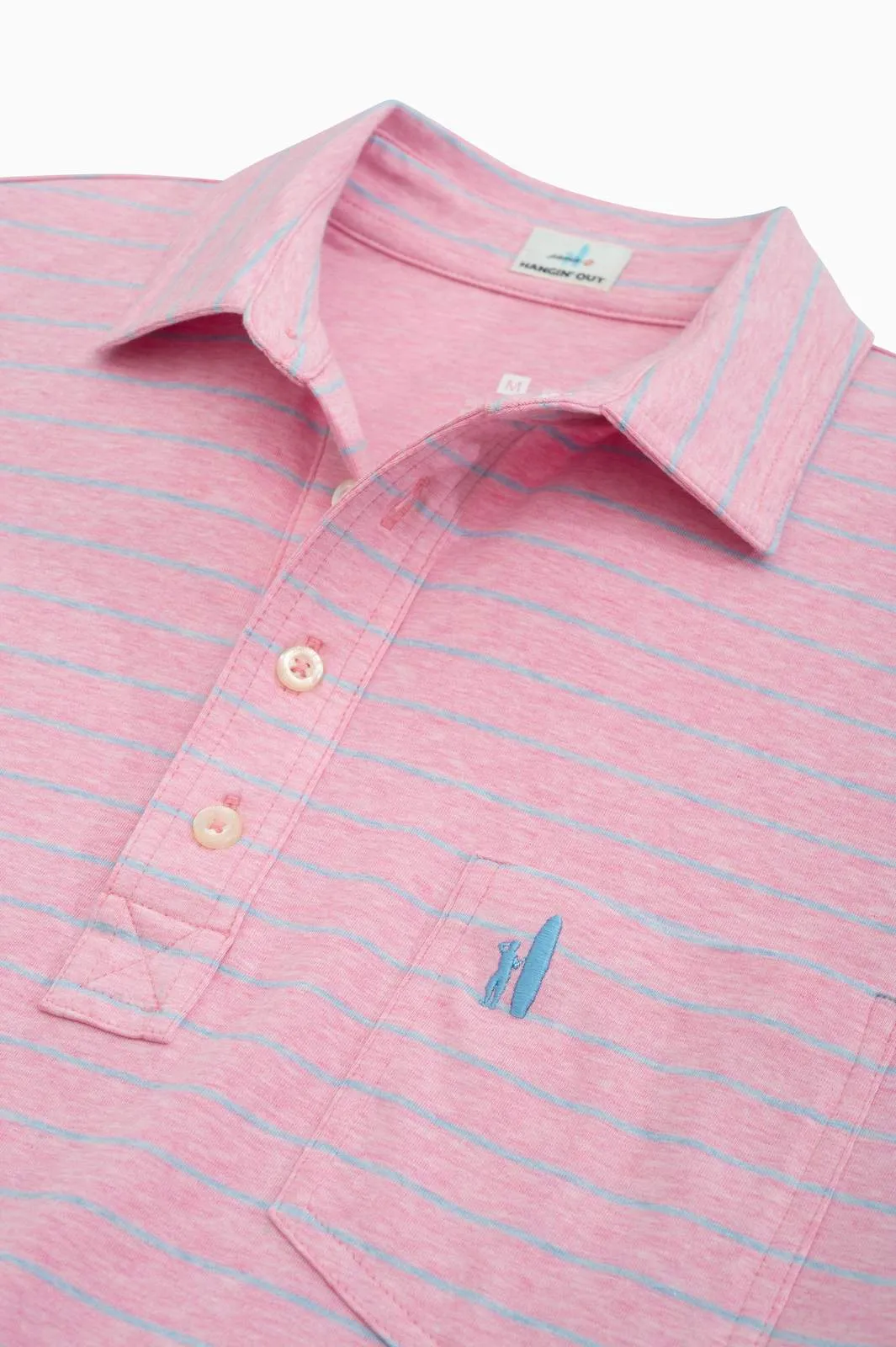 The Original 4-Button Polo - Neese Stripe