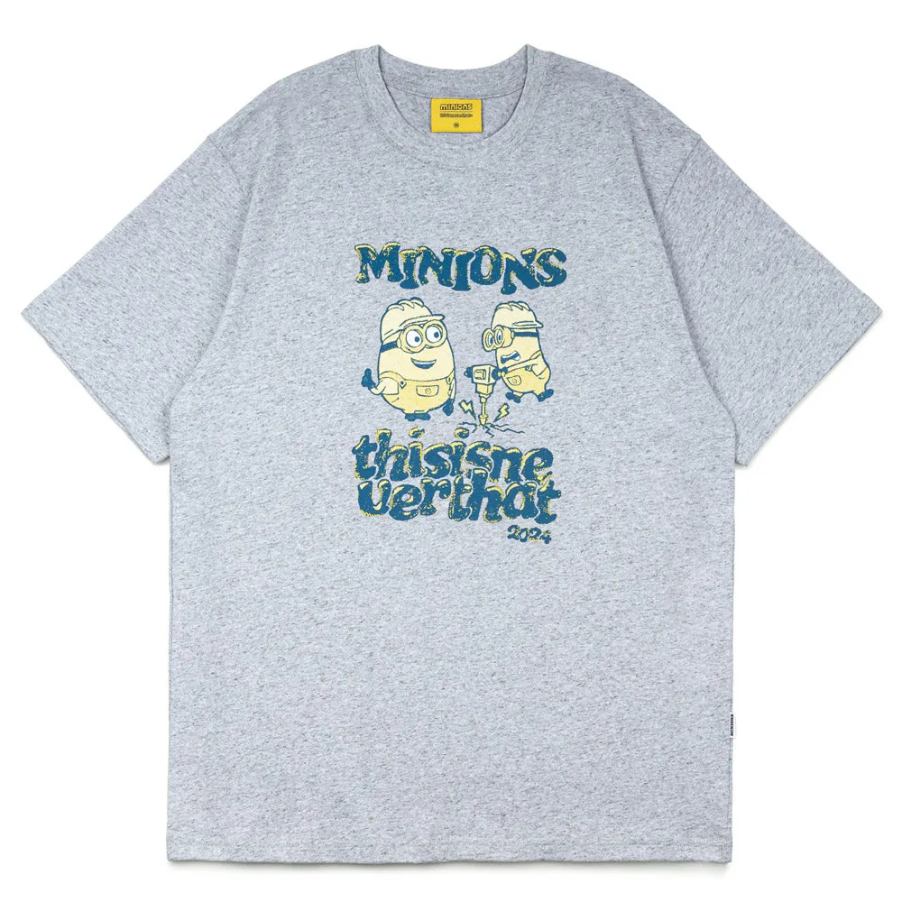 thisisneverthat x Minions Tee | Heather Grey
