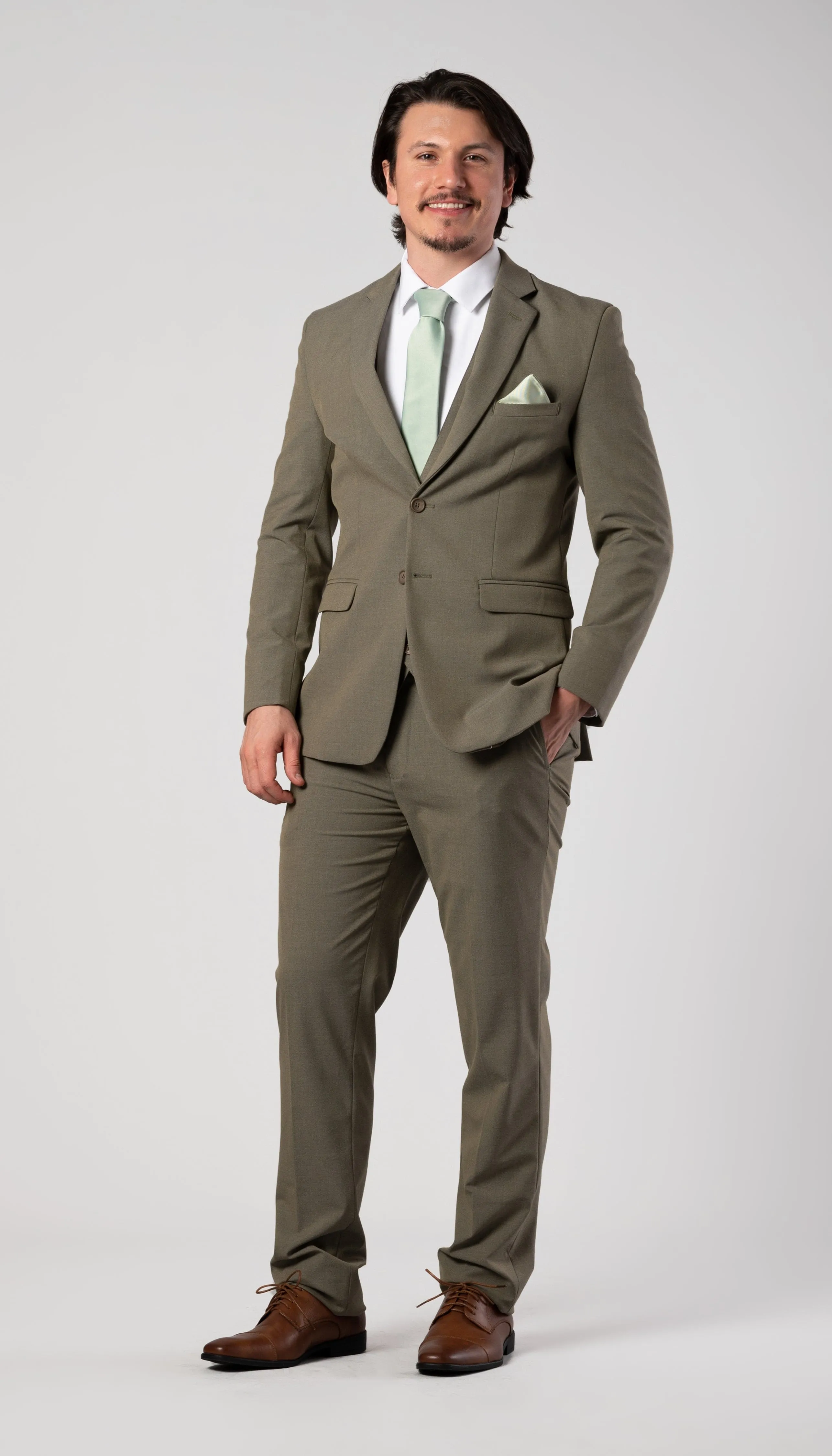 Trim Fit Suit Pants