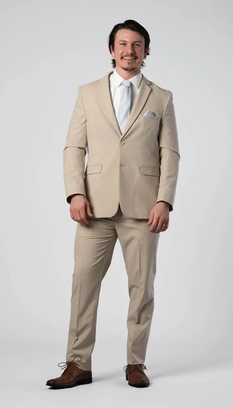 Trim Fit Suit Pants