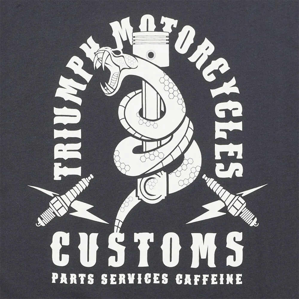 Triumph Snake Pit T-Shirt Jet Black / Bone