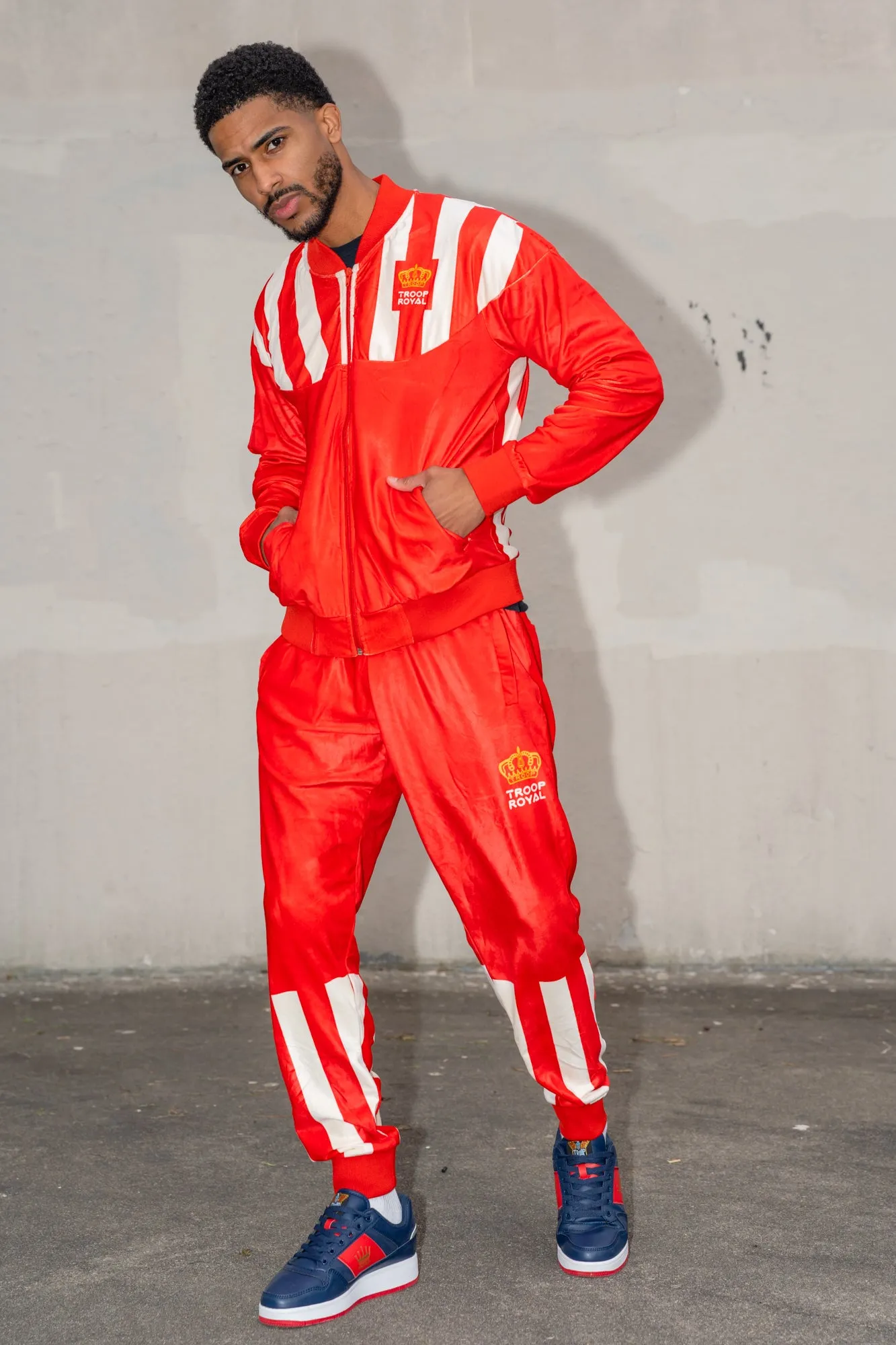 TROOP Crown Royal Velour Jacket 2.0 Red