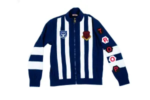 TROOP Nylon Track Top Navy/White
