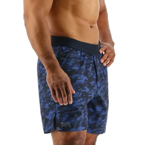 TYR Hydrosphere™ Men's Unlined 7" Unbroken Shorts - Midnight Camo