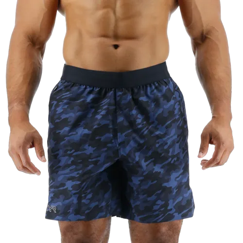 TYR Hydrosphere™ Men's Unlined 7" Unbroken Shorts - Midnight Camo