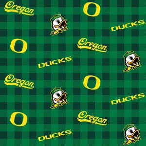 UNIVERSITY OF OREGON-Buffalo Plaid-100% Cotton-OR1207