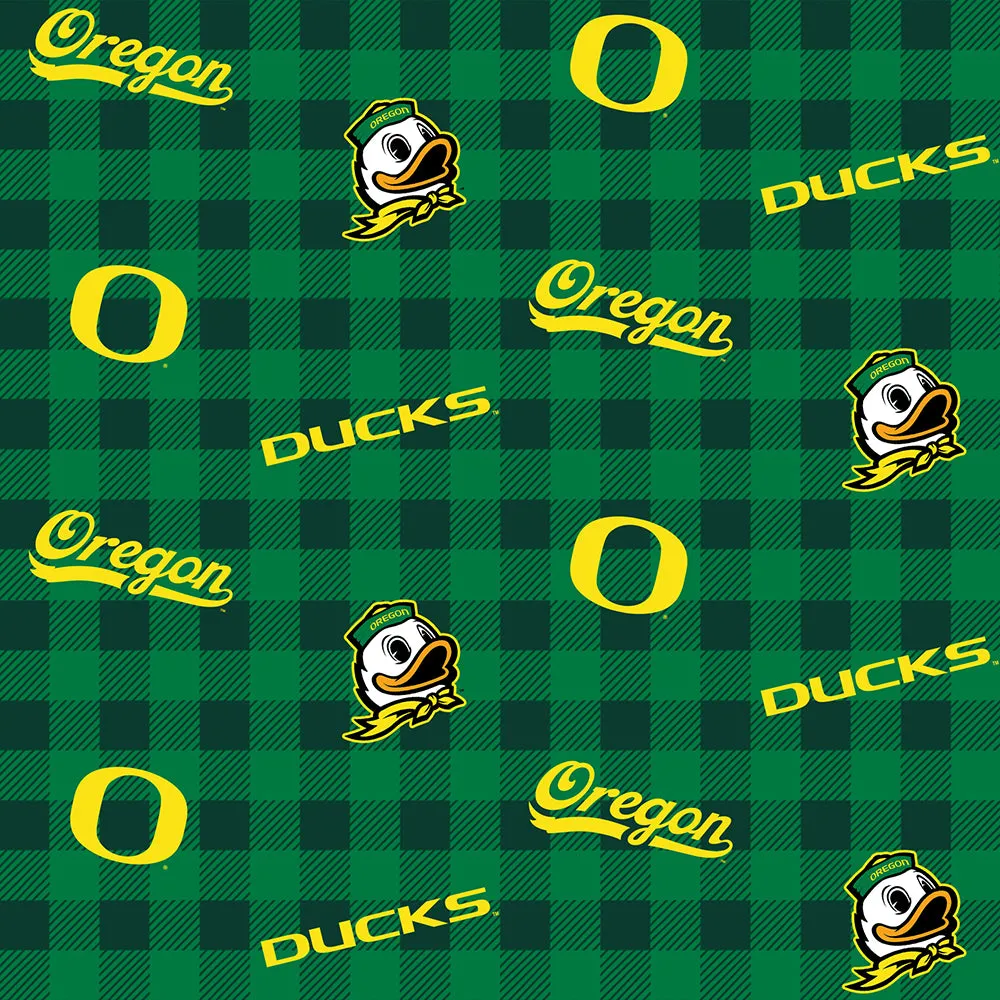 UNIVERSITY OF OREGON-Buffalo Plaid-100% Cotton-OR1207