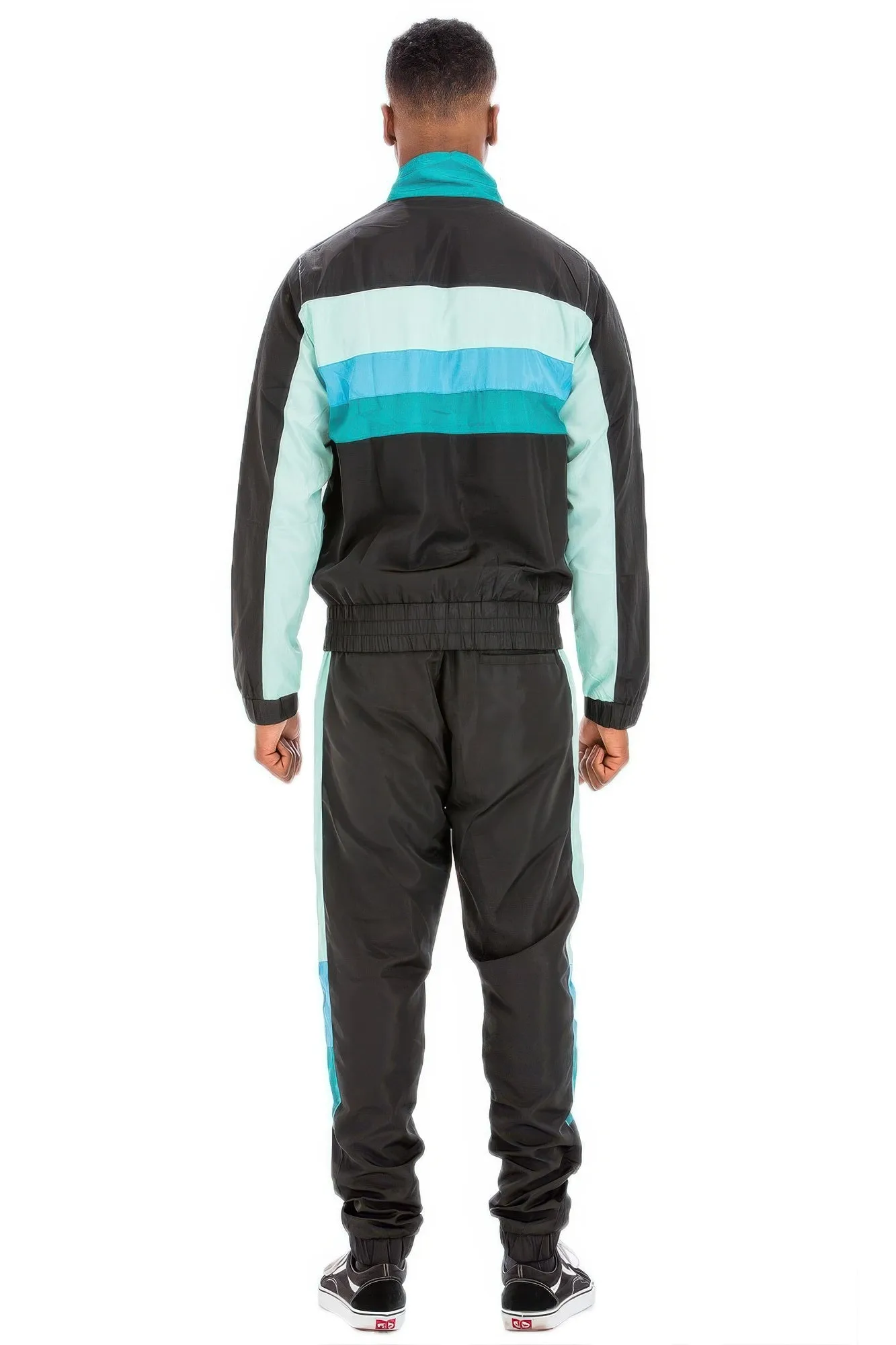 VacationGrabs Chevron Track Suit for Men - 2PC Set