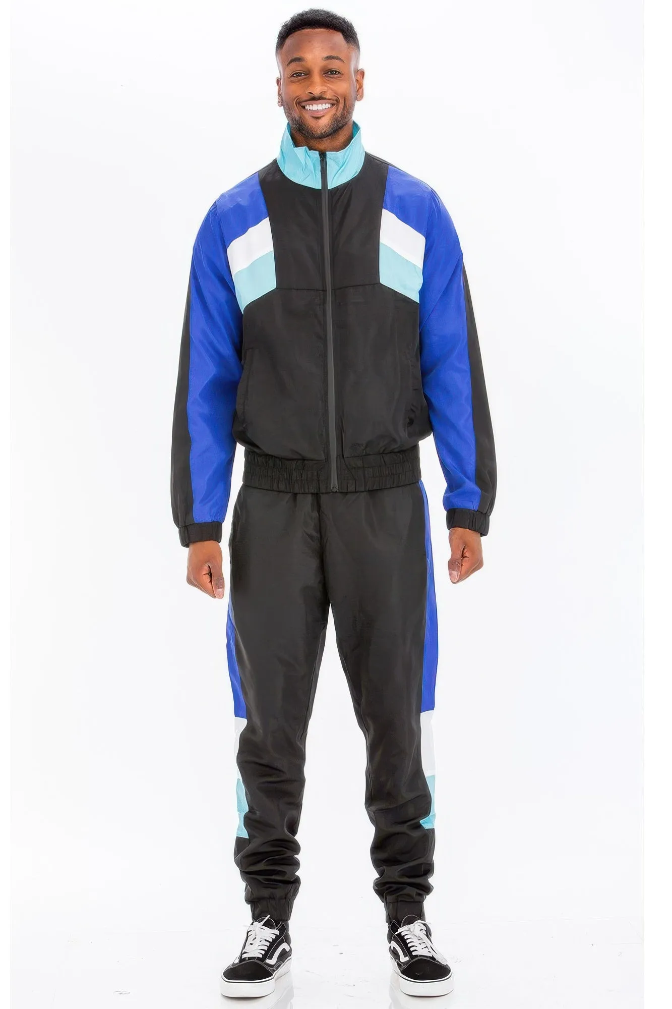 VacationGrabs Chevron Track Suit for Men - 2PC Set