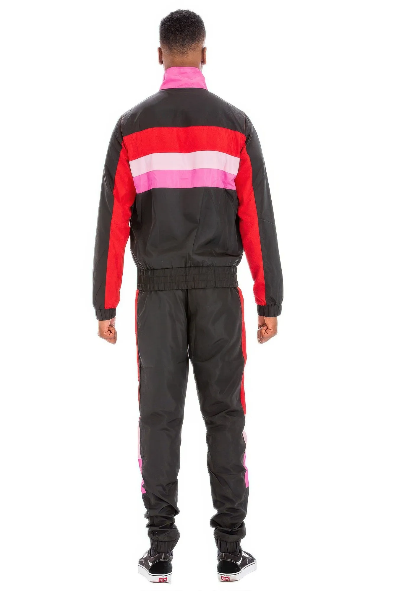 VacationGrabs Chevron Track Suit for Men - 2PC Set
