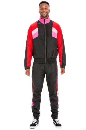 VacationGrabs Chevron Track Suit for Men - 2PC Set
