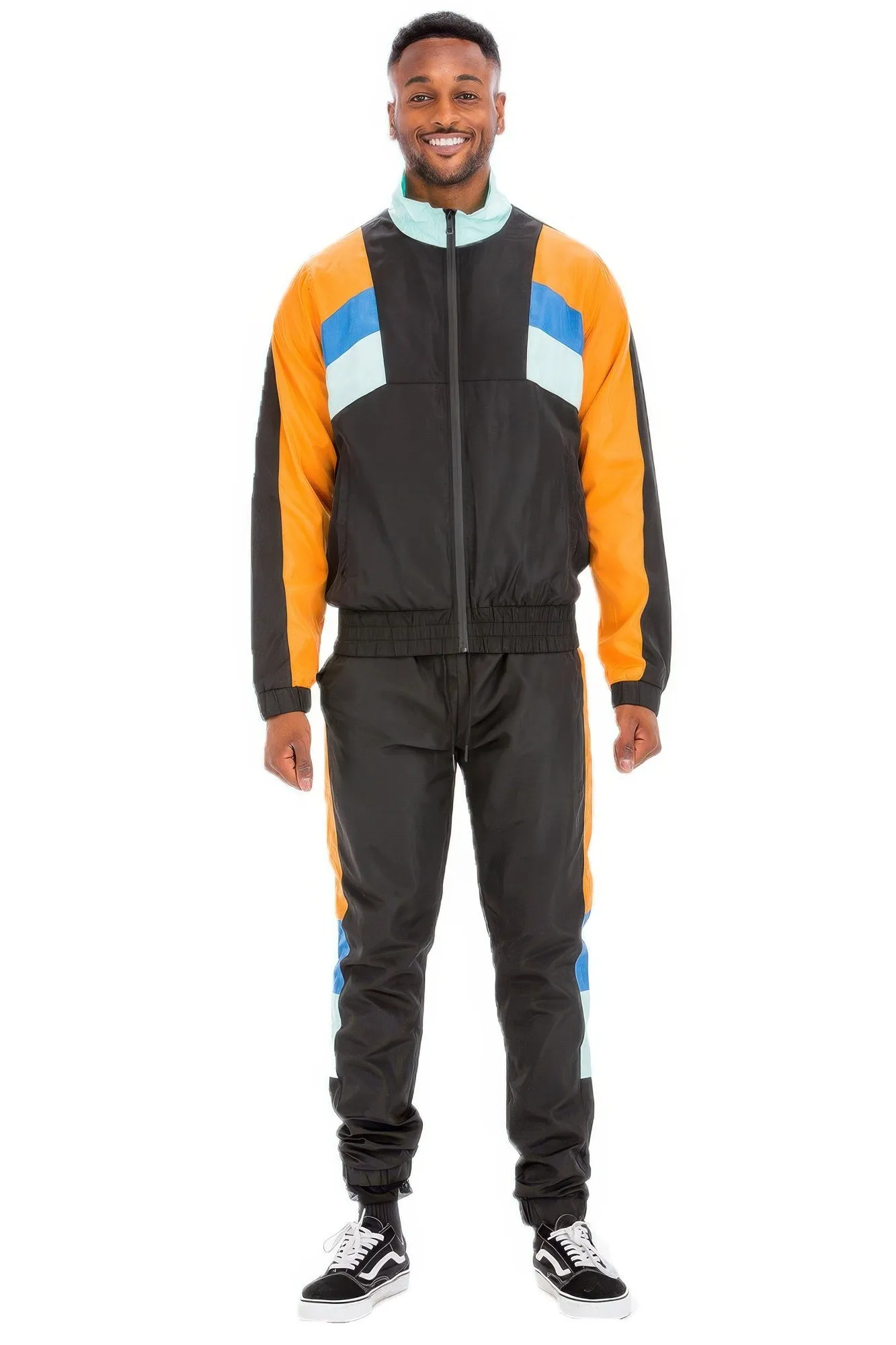 VacationGrabs Chevron Track Suit for Men - 2PC Set