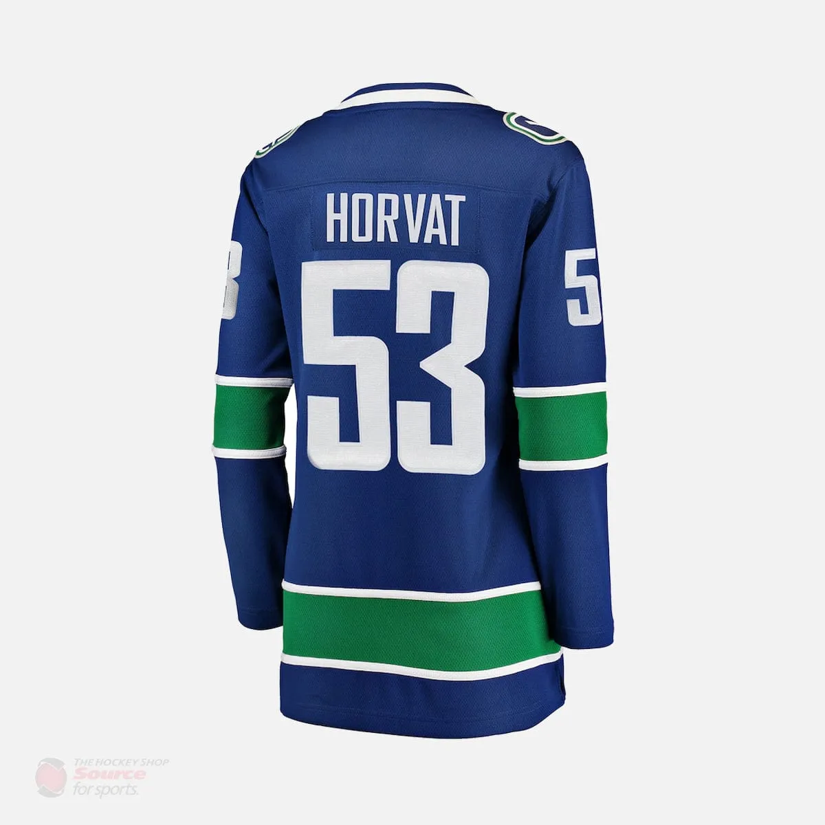 Vancouver Canucks Home Fanatics Breakaway Womens Jersey (2018) - Bo Horvat