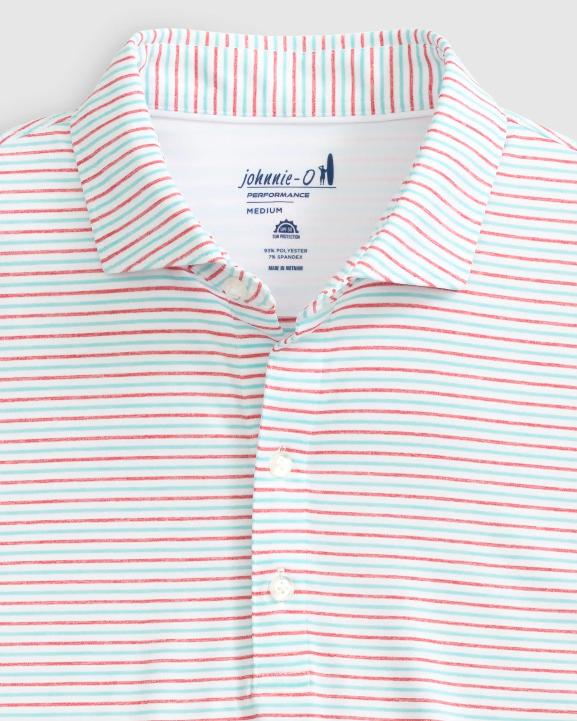 Vik Jr. Striped Jersey Performance Polo