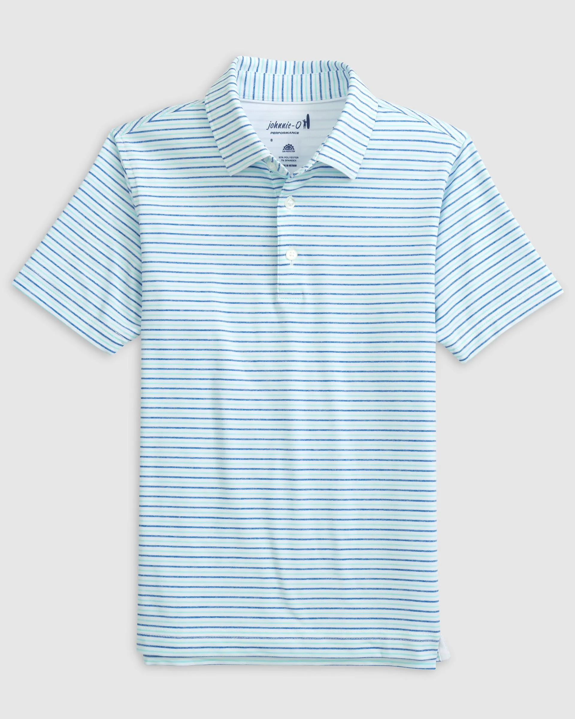 Vik Jr. Striped Jersey Performance Polo