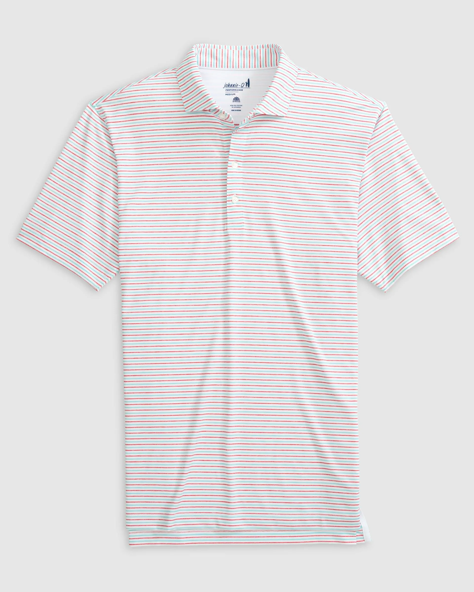 Vik Jr. Striped Jersey Performance Polo