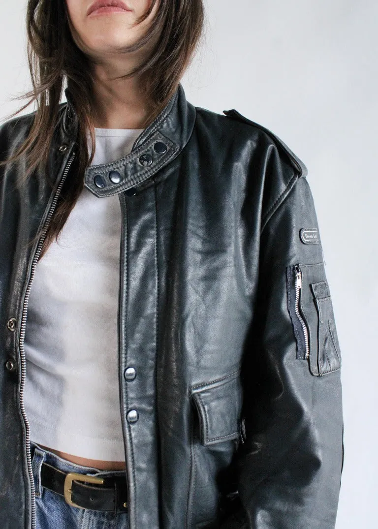 Vintage Leather Jacket S0192