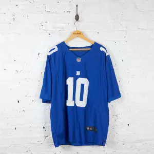 Vintage Nike NFL New York Giants Number 10 Manning Jersey - Blue - L