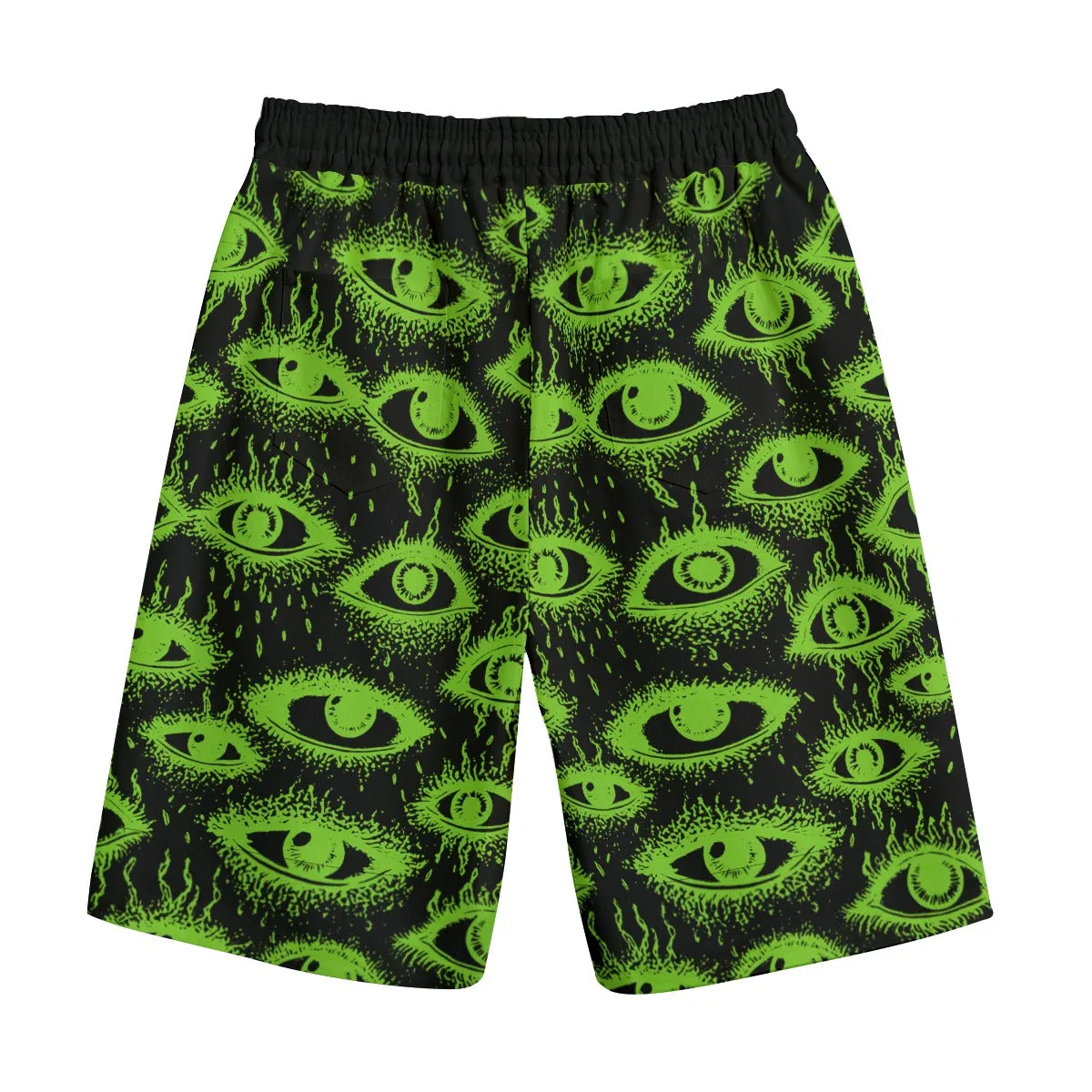 Weirdy Eye Techwear Shorts