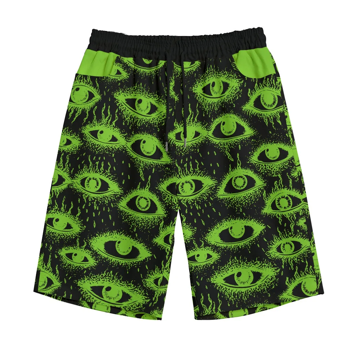 Weirdy Eye Techwear Shorts