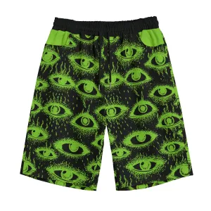 Weirdy Eye Techwear Shorts