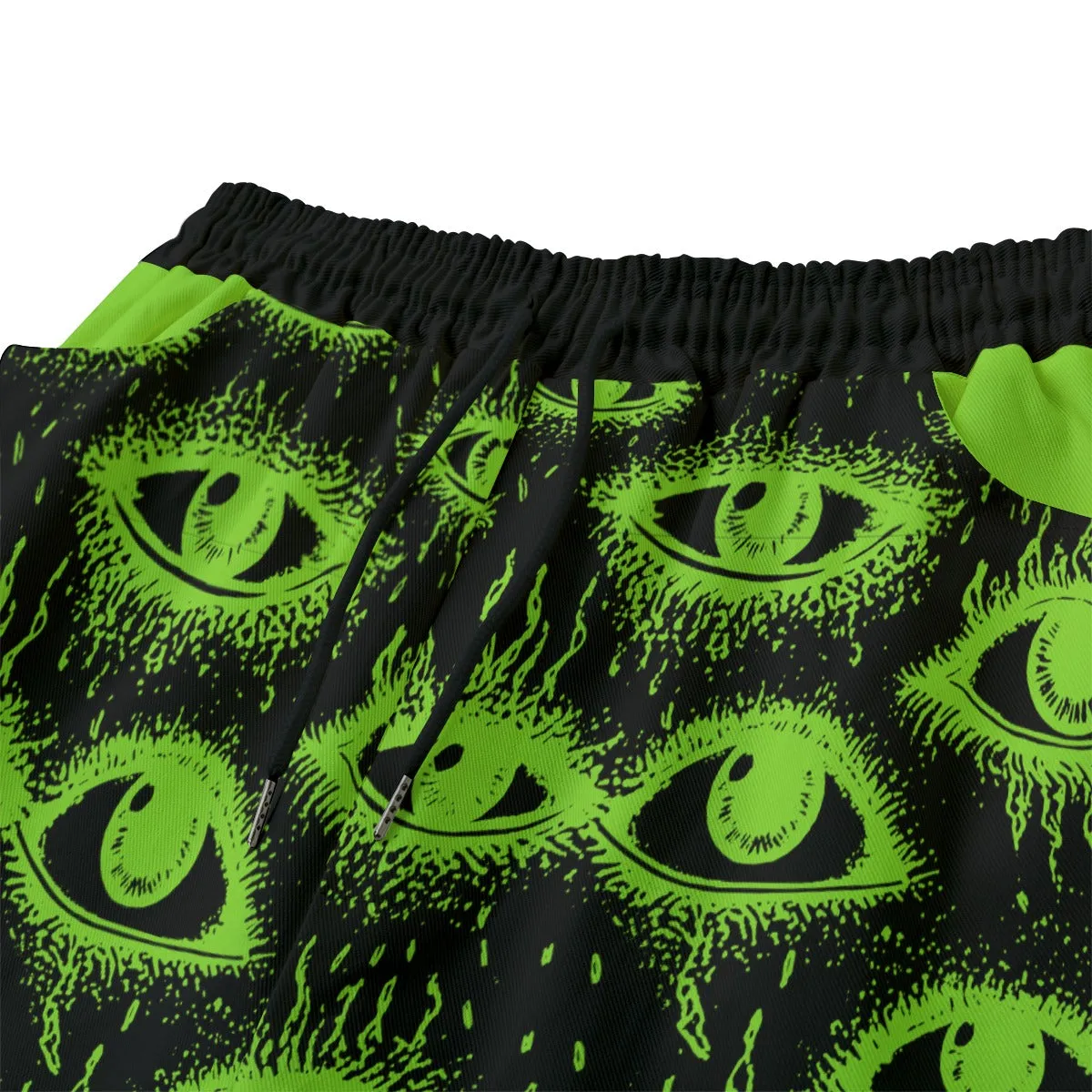 Weirdy Eye Techwear Shorts