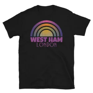 West Ham London Retrowave Graphic T-Shirt