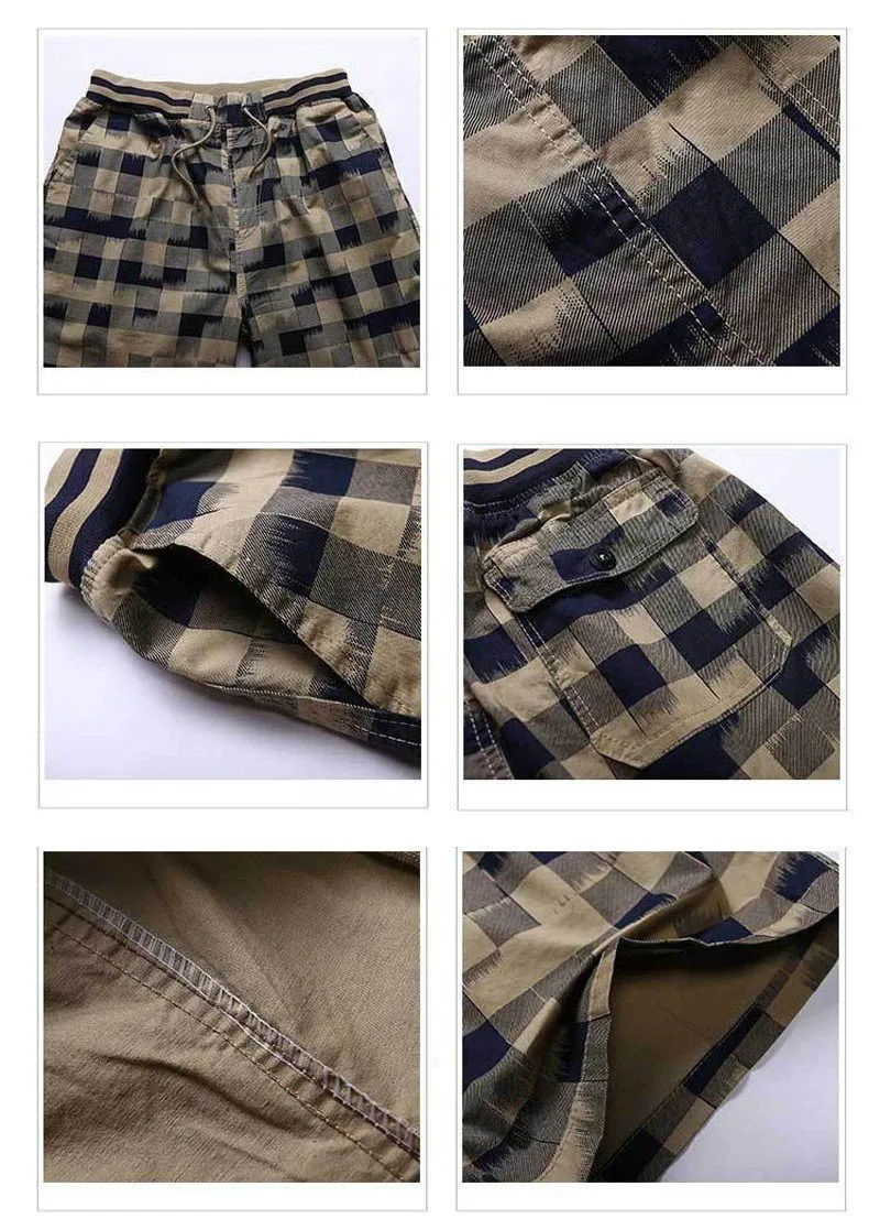 West Louis™ Classic Design Cotton Plaid