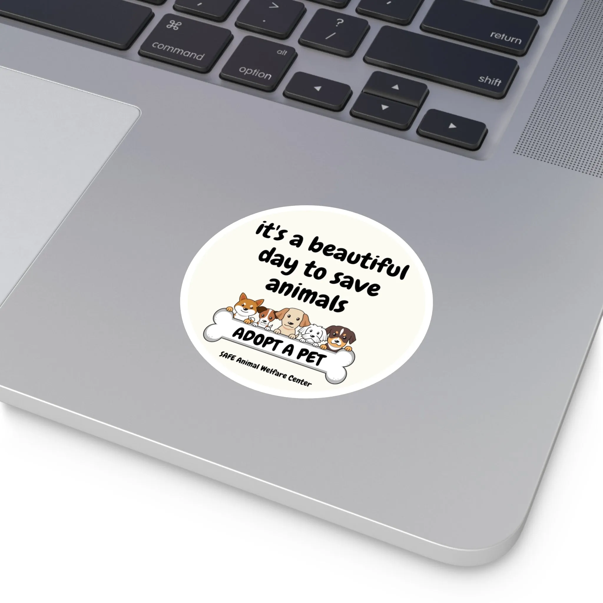 What a Beautiful Day Round Stickers, Indoor\Outdoor