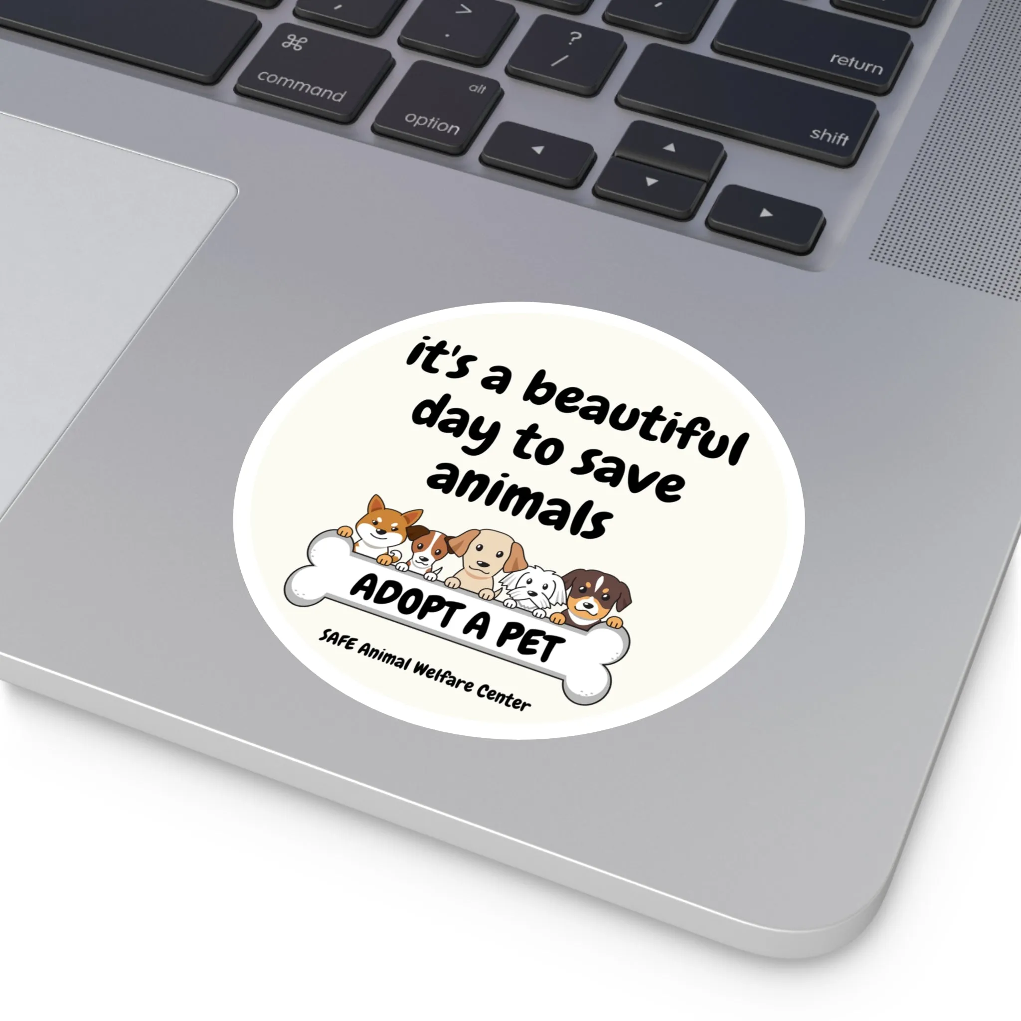 What a Beautiful Day Round Stickers, Indoor\Outdoor