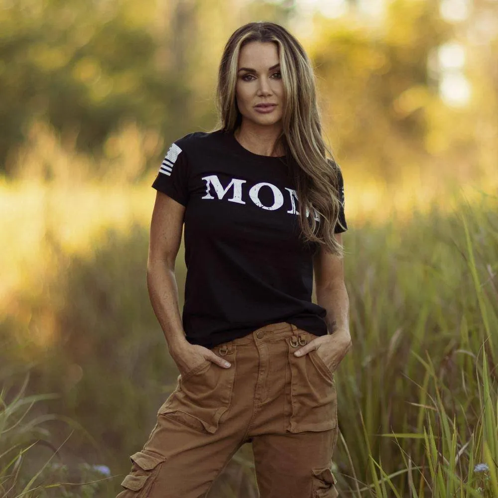 Women's Mom Defined T-Shirt - Black