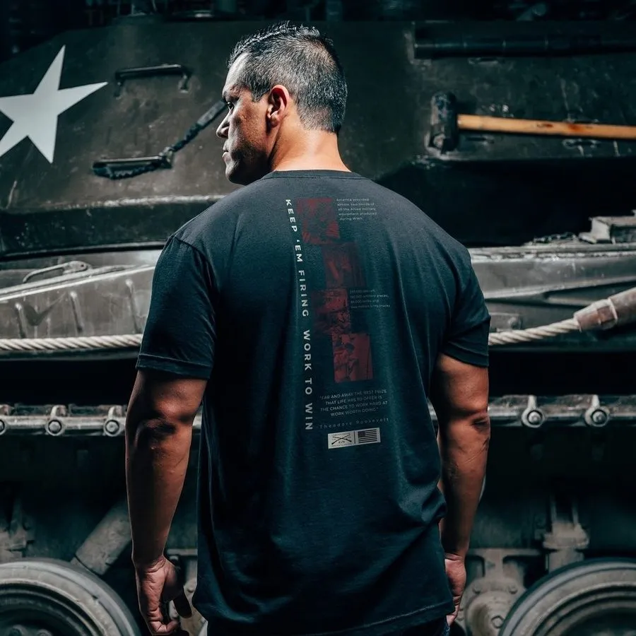 Work To Win T-Shirt - Black
