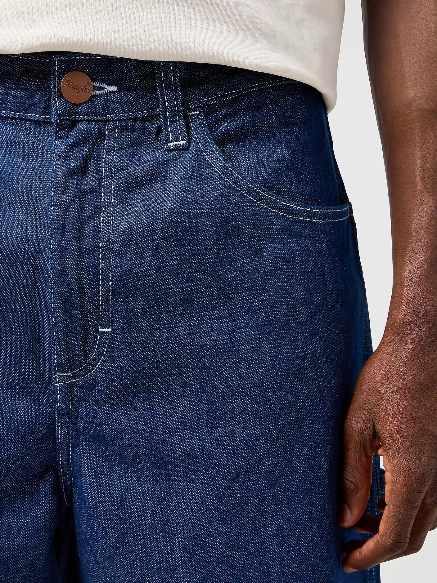 Wrangler Pantaloncino largo in jeans da uomo Casey Jones