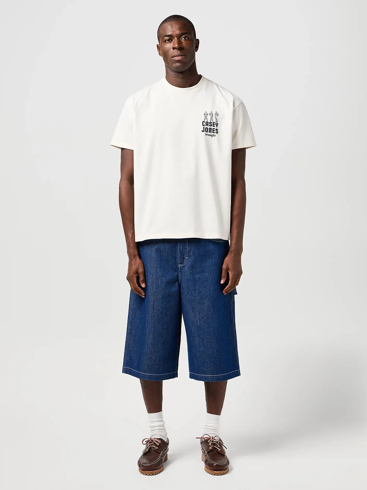 Wrangler Pantaloncino largo in jeans da uomo Casey Jones